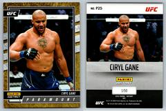 Ciryl Gane [Gold] Ufc Cards 2022 Panini Instant UFC Paramount Prices
