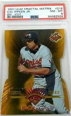Cal Ripken Jr. [Die Cut] #218 Baseball Cards 1997 Leaf Fractal Matrix Prices