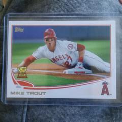 Mike Trout [Sliding] Baseball Cards 2013 Topps Prices