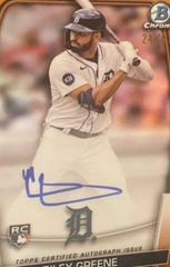 Riley Greene [Orange] #CRA-RG Baseball Cards 2023 Bowman Chrome Rookie Autographs Prices