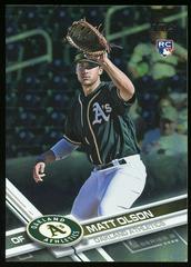 Matt Olson [Rainbow Foil] #476 Baseball Cards 2017 Topps Prices