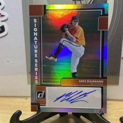 Mike Baumann #SS-MB Baseball Cards 2022 Panini Donruss Signature Series Prices