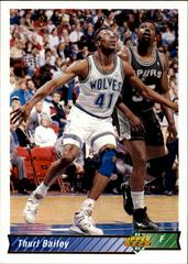 Thurl Bailey #184 Basketball Cards 1992 Upper Deck Prices