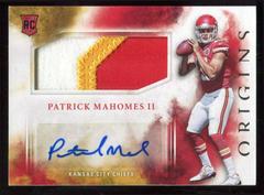 Patrick Mahomes II [Patch Autograph] #104 Football Cards 2017 Panini Origins Prices