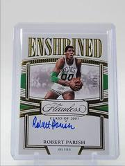 Robert Parish [Gold] #15 Basketball Cards 2022 Panini Flawless Enshrined Signature Prices