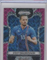 Gylfi Sigurdsson [Pink Lazer] Soccer Cards 2018 Panini Prizm World Cup Prices
