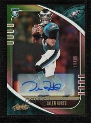 Jalen Hurts [Signature Spectrum Green] #145 Football Cards 2020 Panini Absolute Prices
