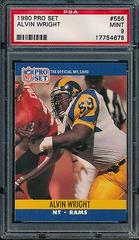 Alvin Wright #556 Football Cards 1990 Pro Set Prices