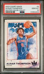 Ausar Thompson [Violet] #5 Basketball Cards 2023 Panini Court Kings Water Color Prices