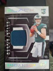 Carson Strong [Silver] #RIM-CST Football Cards 2022 Panini Black Rookie Influx Memorabilia Prices