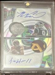 Matt Corral, Sam Howell [Marble] Football Cards 2022 Panini Spectra Dual Patch Autographs Prices