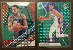 Ben Simmons [Green Mosaic] #15 Basketball Cards 2019 Panini Mosaic Will to Win Prices