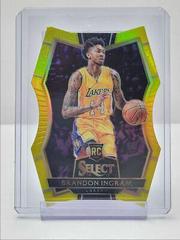 Brandon Ingram [Neon Yellow Prizm] #101 Basketball Cards 2016 Panini Select Prices