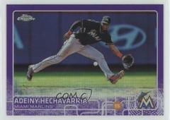 Adeiny Hechavarria [Purple Refractor] #28 Baseball Cards 2015 Topps Chrome Prices