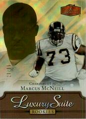 Marcus McNeill [Gold] Football Cards 2006 Flair Showcase Prices