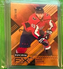 Brett Leason [Orange] Hockey Cards 2021 Upper Deck Synergy FX Rookies Prices