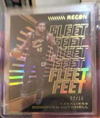 Donovan Mitchell [Gold] #4 Basketball Cards 2022 Panini Recon Fleet Feet Prices