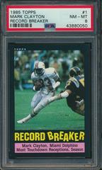 Mark Clayton [Record Breaker] #1 Football Cards 1985 Topps Prices