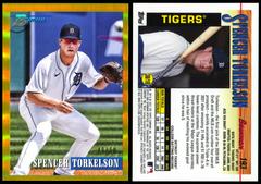 Spencer Torkelson [Chrome Prospect Gold] #193 Baseball Cards 2021 Bowman Heritage Prices