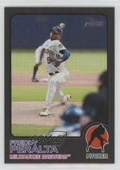 Freddy Peralta [Black] Baseball Cards 2022 Topps Heritage Prices
