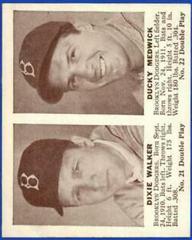 Dixie Walker, Ducky Medwick Baseball Cards 1941 Double Play Prices