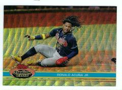 Ronald Acuna Jr. [1991 Variation Wave] Baseball Cards 2021 Stadium Club Chrome Prices