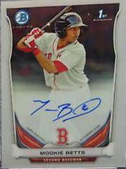 Mookie Betts [Chrome Refractor] #MB Baseball Cards 2014 Bowman Prospect Autograph Prices