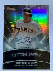 Buster Posey [Autograph] Baseball Cards 2016 Bowman's Best Stat Lines Prices