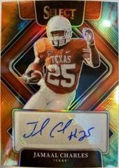 Jamaal Charles [Tie Dye] #S-JCH Football Cards 2022 Panini Select Draft Picks Signatures Prices