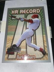 Mark McGwire [#70] Baseball Cards 1999 Topps Home Run Record Prices