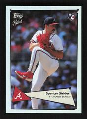 Spencer Strider [Rainbow] #4 Baseball Cards 2022 Topps X Naturel 1952 Prices