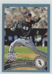 Chris Sale [Blue] #31 Baseball Cards 2011 Topps Opening Day Prices