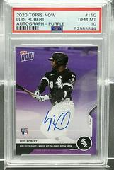 Luis Robert [Purple] #11 Baseball Cards 2020 Topps Now Prices