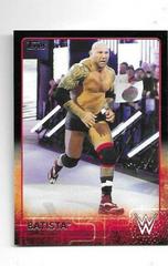 Batista [Black] Wrestling Cards 2015 Topps WWE Prices