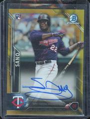 Miguel Sano [Gold Refractor] Baseball Cards 2016 Bowman Chrome Rookie Autographs Prices