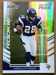 Adrian Peterson [Artist's Proof] #341 Football Cards 2007 Panini Score Select Prices
