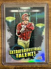 Shohei Ohtani Baseball Cards 2023 Topps Cosmic Chrome Extraterrestrial Talent Prices