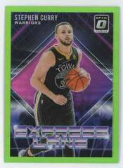 Stephen Curry [Lime Green] #18 Basketball Cards 2018 Panini Donruss Optic Express Lane Prices