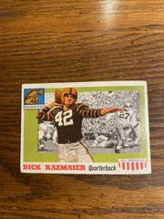 Dick Kazmaier Football Cards 1955 Topps All American Prices