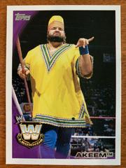 Akeem #81 Wrestling Cards 2010 Topps WWE Prices