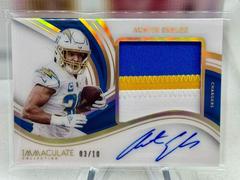 Austin Ekeler [Gold] #34 Football Cards 2023 Panini Immaculate Premium Patch Autograph Prices