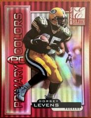 Dorsey Levens [Red] #3 Football Cards 1999 Panini Donruss Elite Primary Colors Prices
