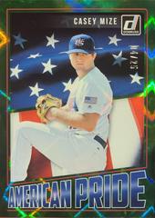 Casey Mize [Green] Baseball Cards 2018 Panini Donruss American Pride Prices