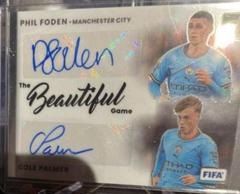 Cole Palmer, Phil Foden Soccer Cards 2022 Panini Donruss Beautiful Game Dual Autographs Prices