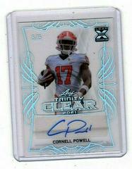 Cornell Powell #CA-CP1 Football Cards 2021 Leaf Trinity Clear Autograph Prices