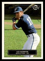 Les Norman #176 Baseball Cards 1992 Fleer Excel Prices