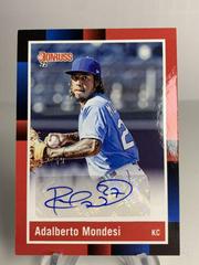 Adalberto Mondesi [Red] Baseball Cards 2022 Panini Donruss Retro 1988 Signatures Prices