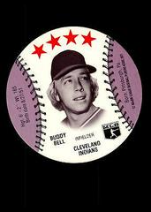 Buddy Bell Baseball Cards 1977 Zip'Z Discs Prices