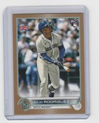 Julio Rodriguez [Gold] #44 Baseball Cards 2022 Topps UK Edition Prices