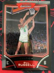 Bill Russell #106 Basketball Cards 2008 Bowman Chrome Prices